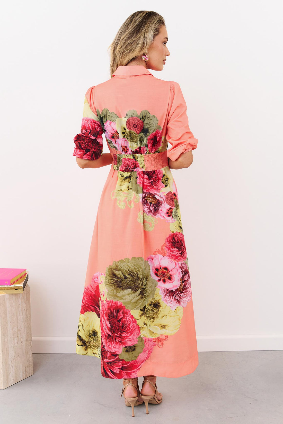 Della Flame Midi Dress - EXCLUSIVE