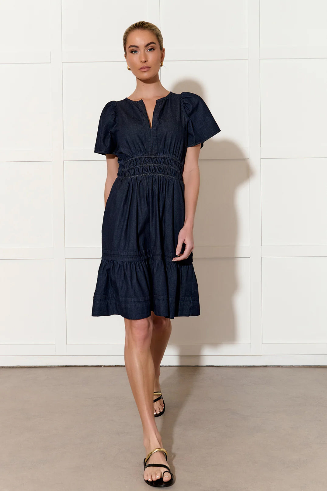 Eliana Lightweight Denim Dress