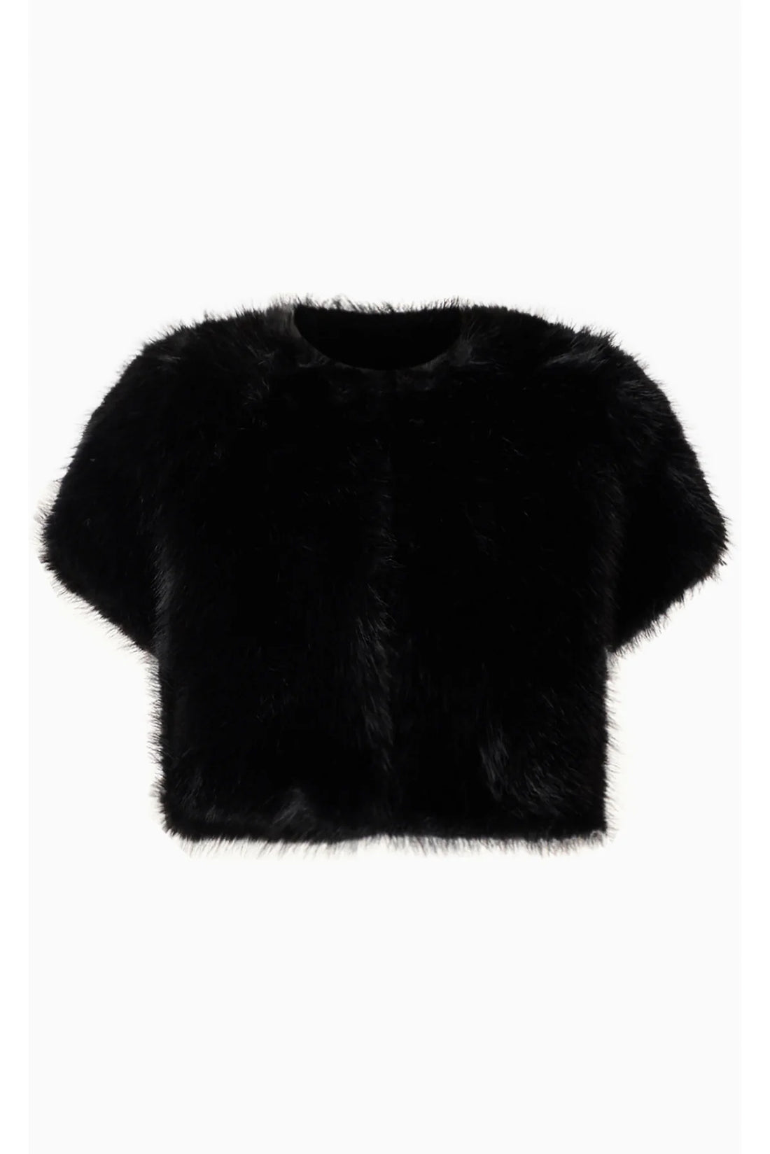 ELLIATT Veda faux fur bolero in black