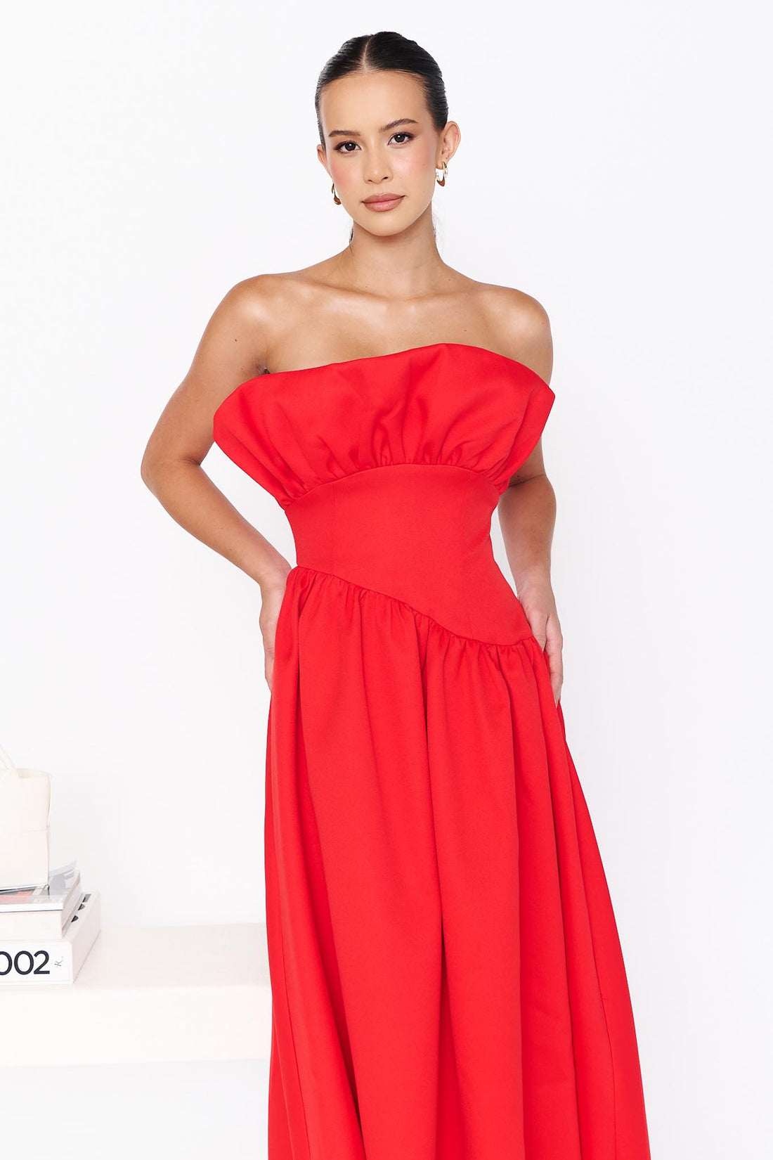 ELLIATT | Laurel Sleeveless Maxi Dress - Red