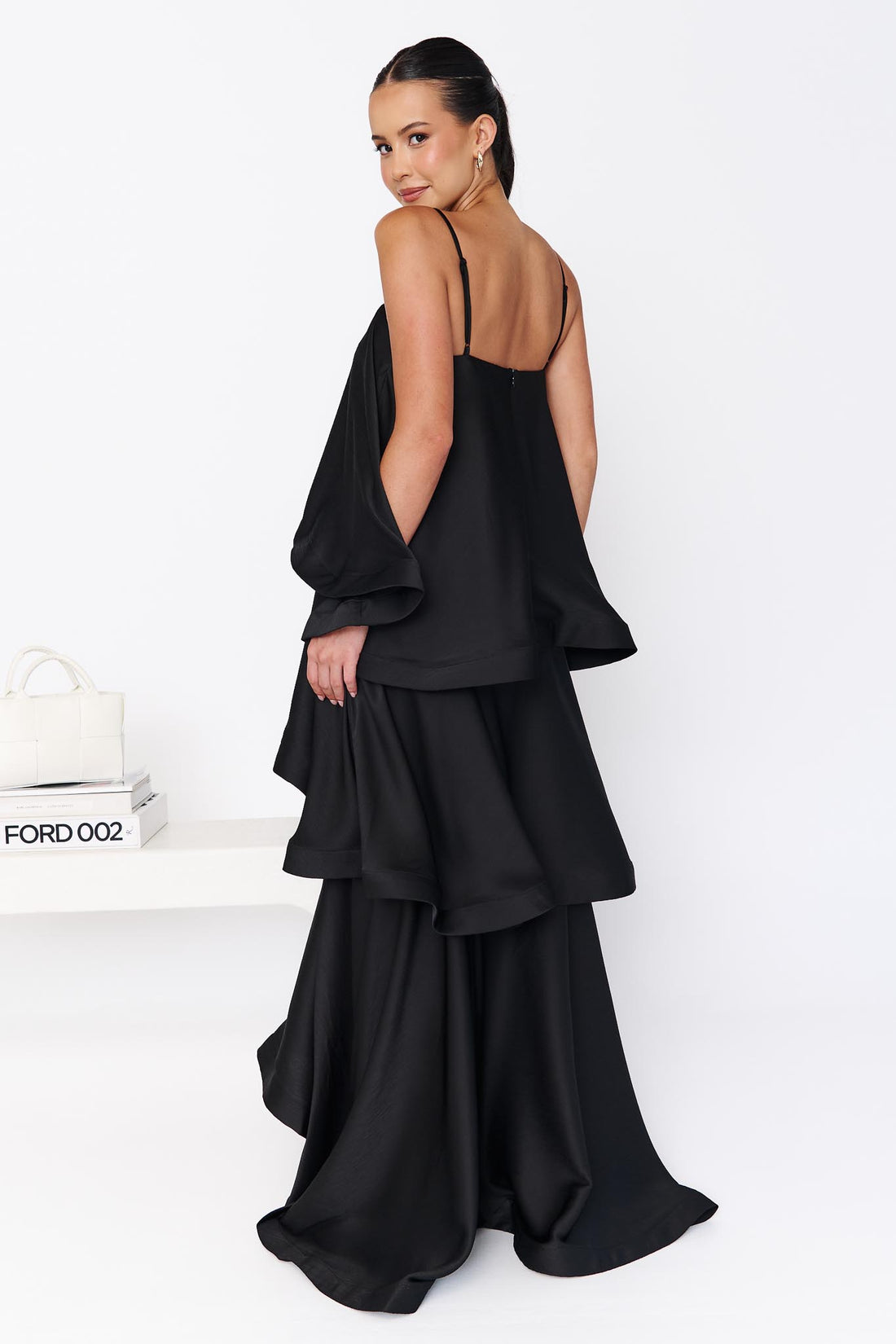 Elliatt Women's Tilly Tiered Maxi Dress - Black - Size X Large Elliatt Women's Tilly Tiered Maxi Dress - Black - Size X Large