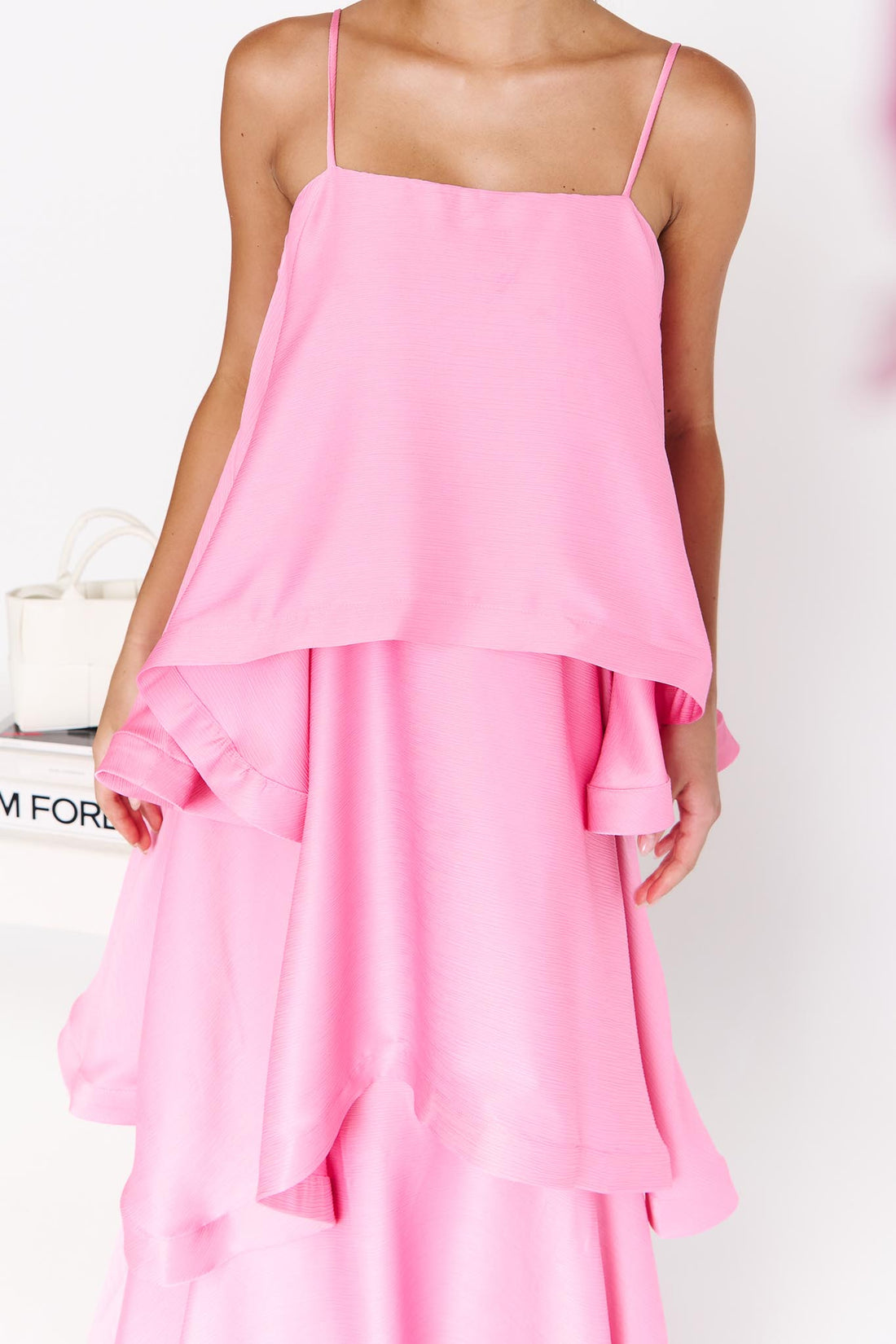 ELLIATT | Tilly Tiered Maxi Dress - Pink