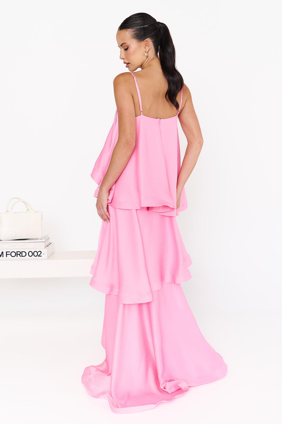 ELLIATT | Tilly Tiered Maxi Dress - Pink