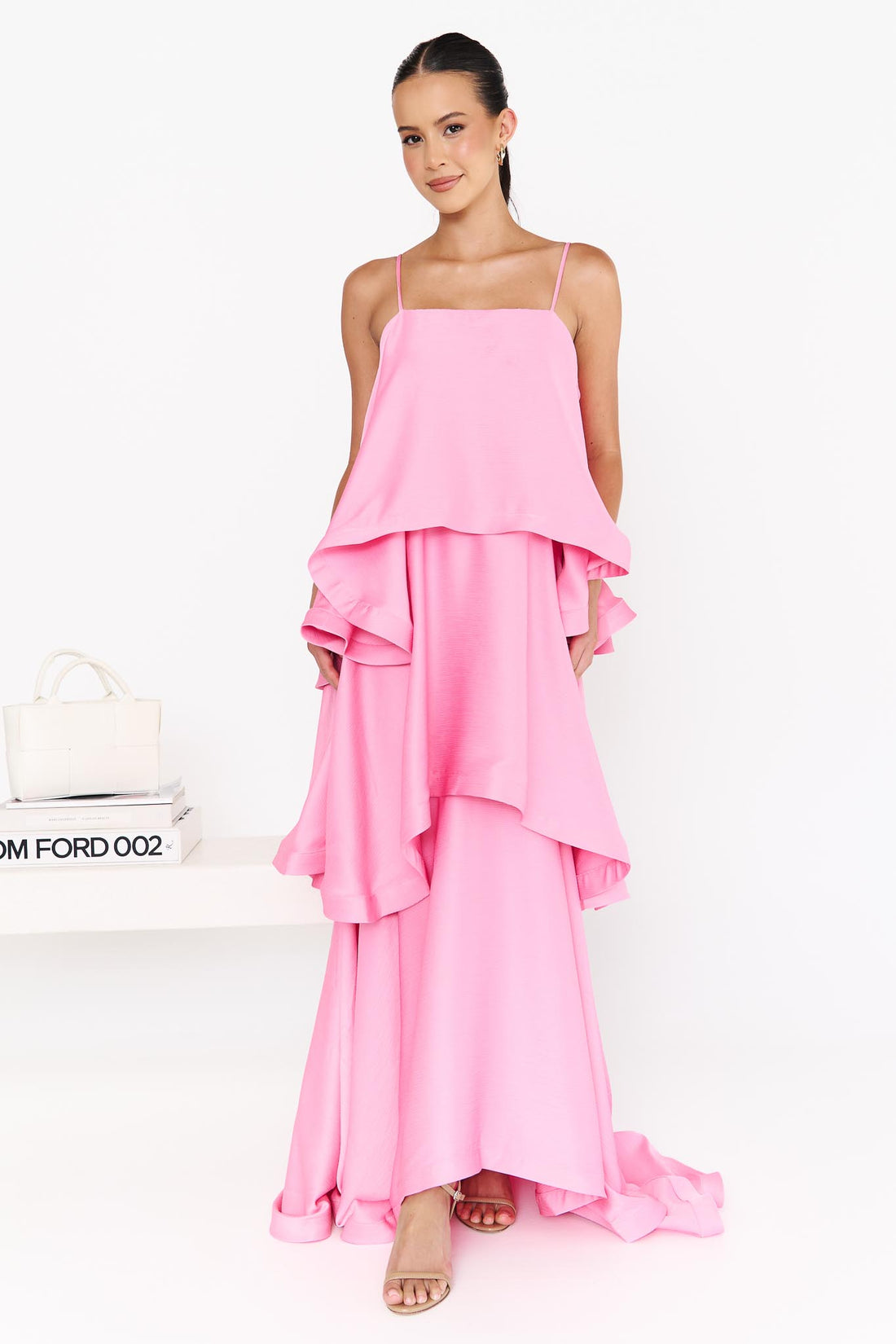 ELLIATT | Tilly Tiered Maxi Dress - Pink