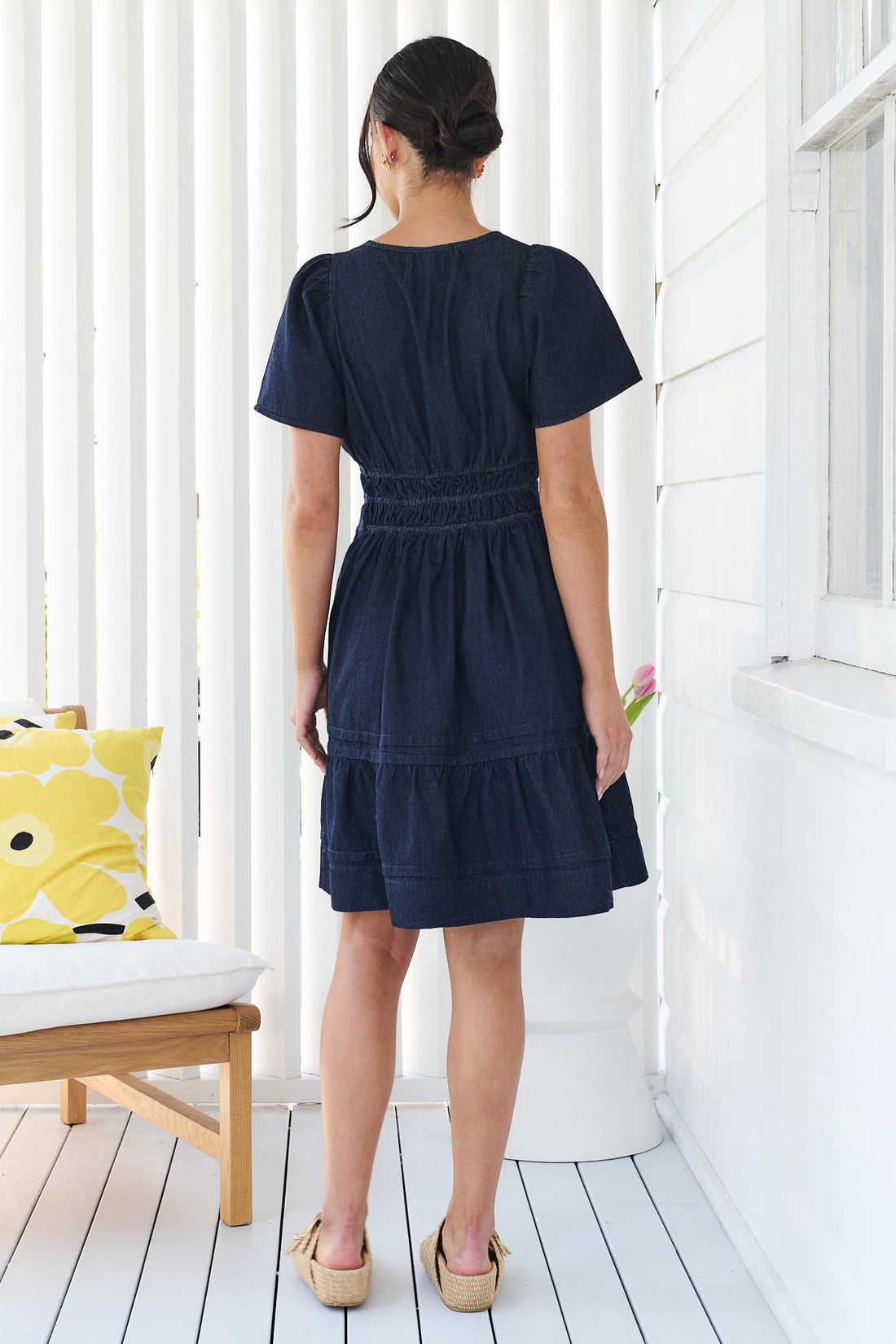 Eliana Lightweight Denim Dress