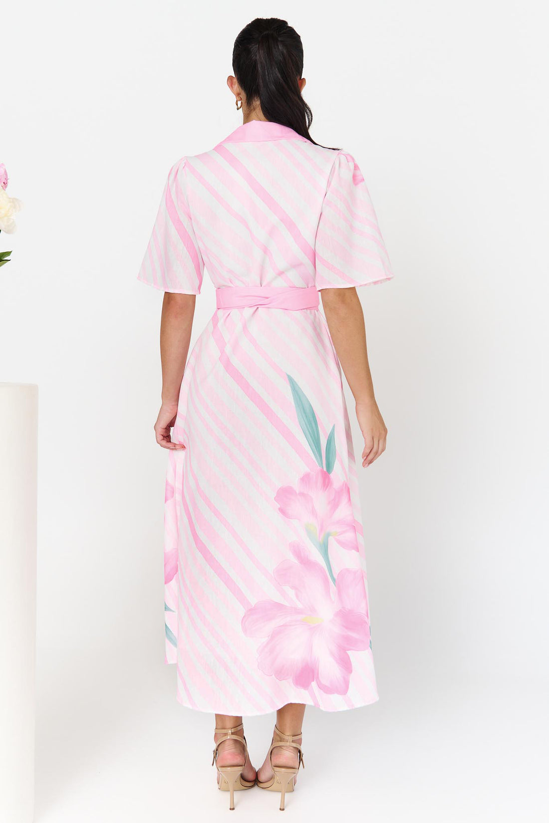 Emery Rose Midi Shirtdress