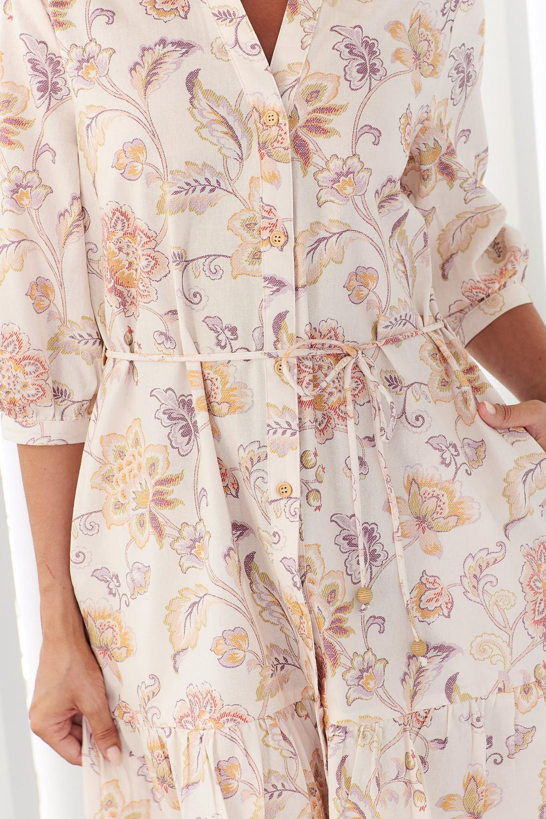 Emmy Cotton Dress - Pink