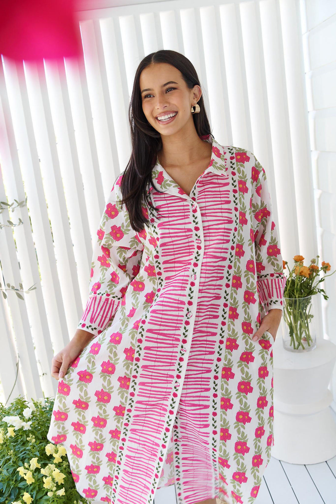 Etta Organic Cotton Shirt Dress