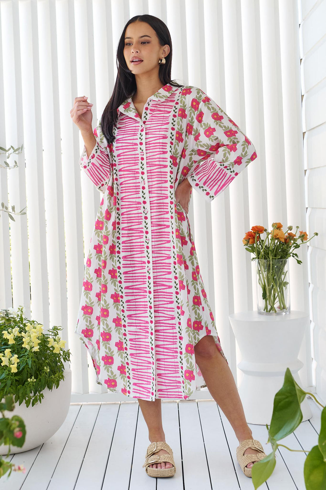 Etta Organic Cotton Shirt Dress