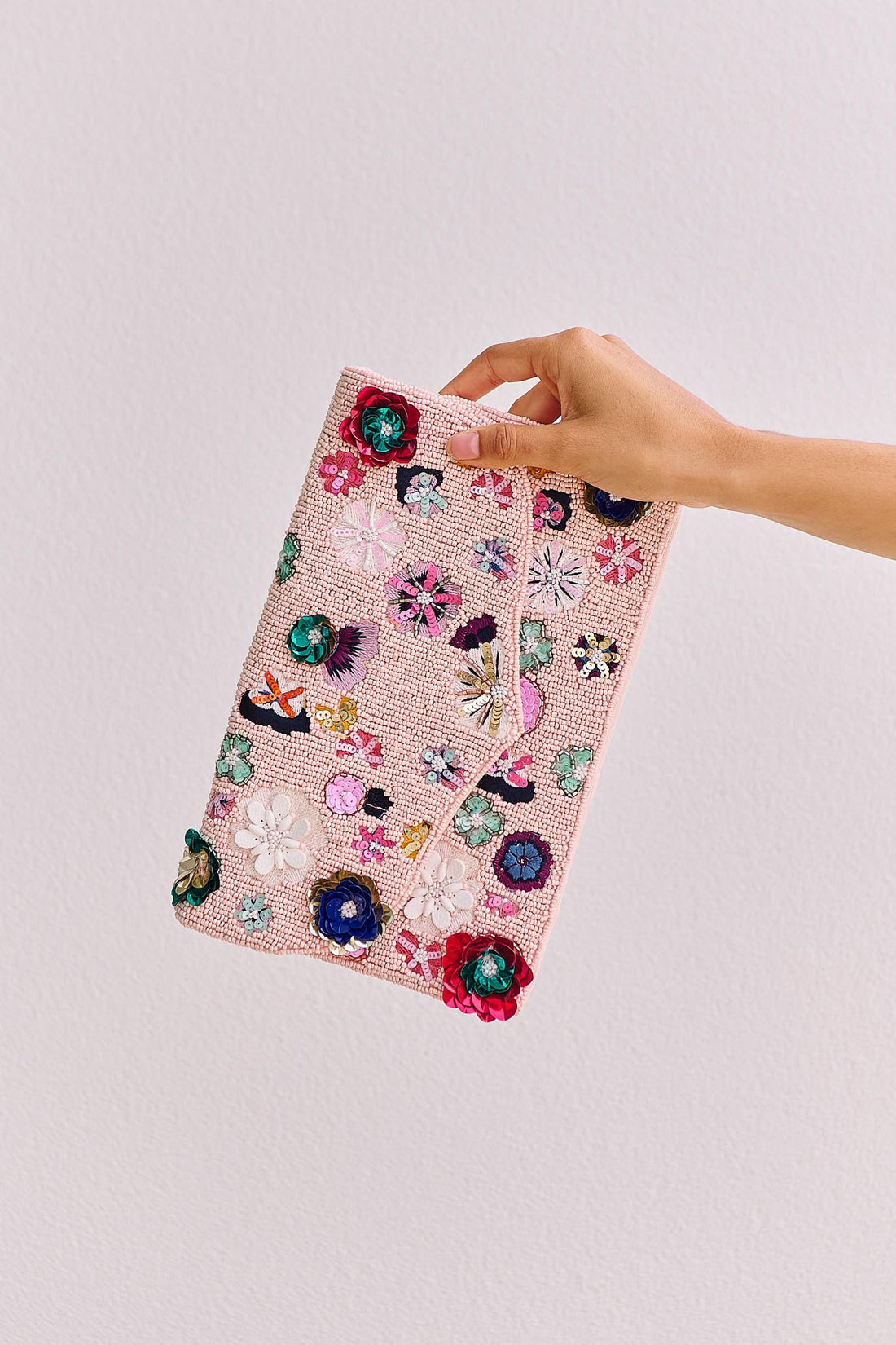 Delilah Beaded Clutch - Multi