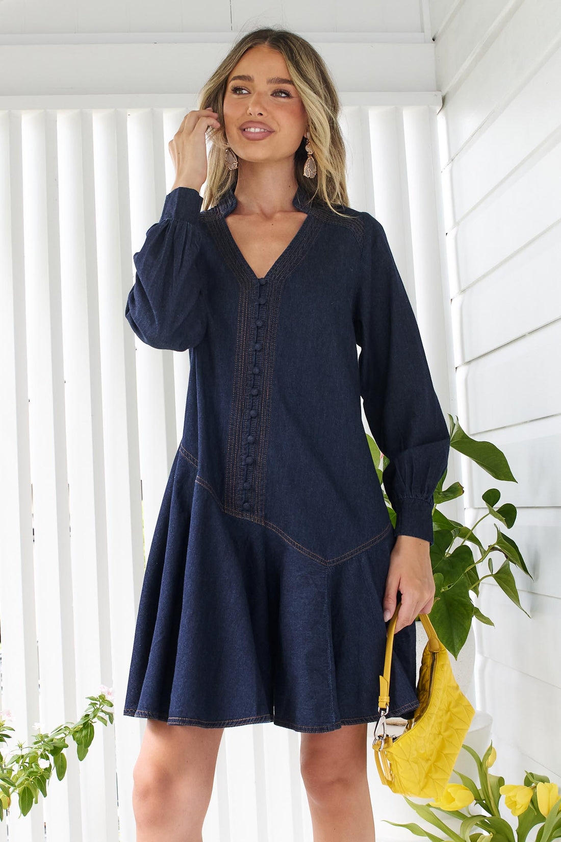 Genna Lightweight Denim Dress
