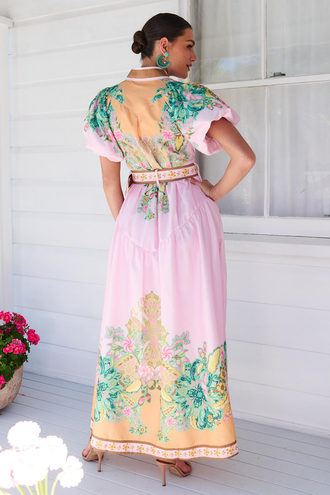 Gia Soho Maxi Dress - Pink - EXCLUSIVE