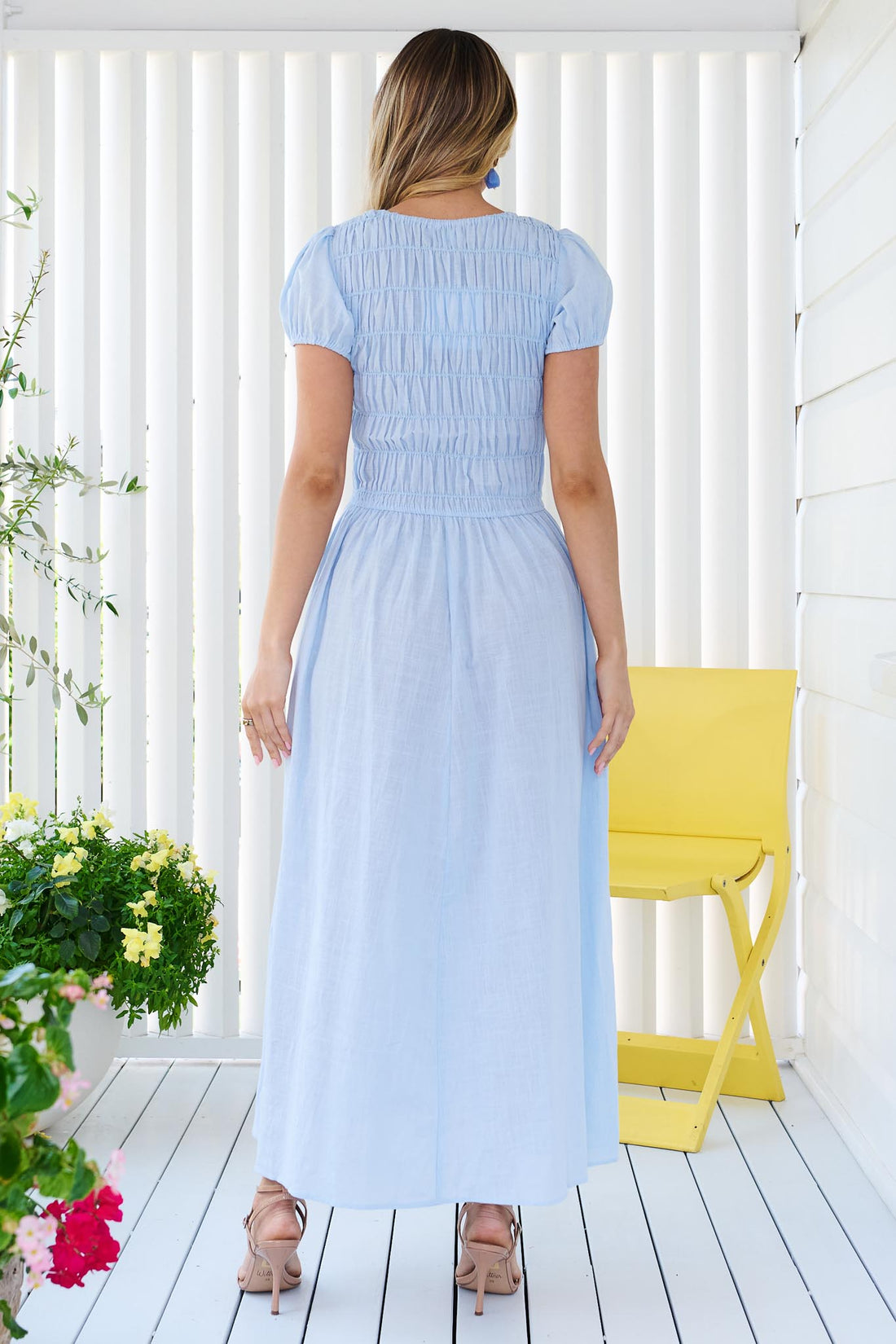 Gracie Maxi Dress - Blue