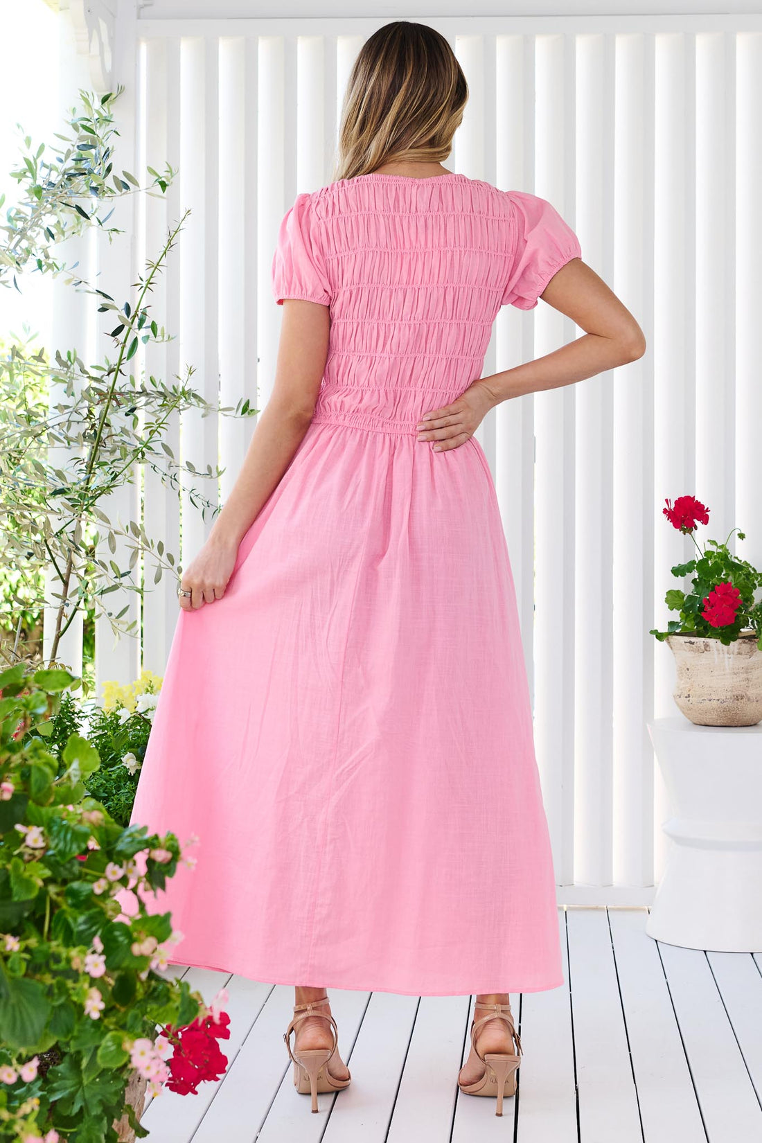 Gracie Maxi Dress - Pink