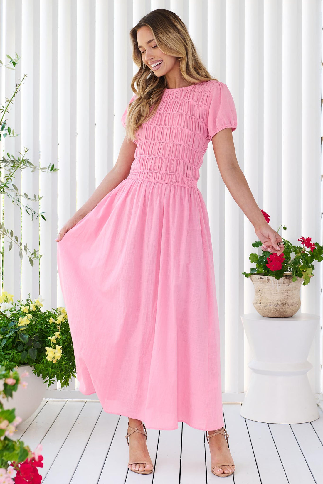 Gracie Maxi Dress - Pink