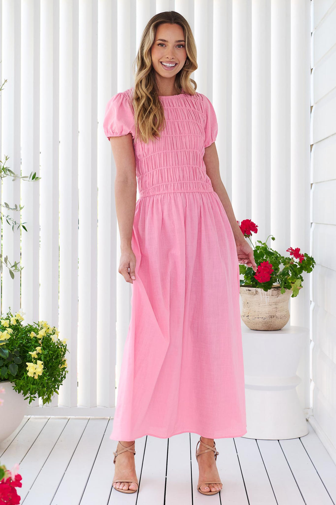 Gracie Maxi Dress - Pink