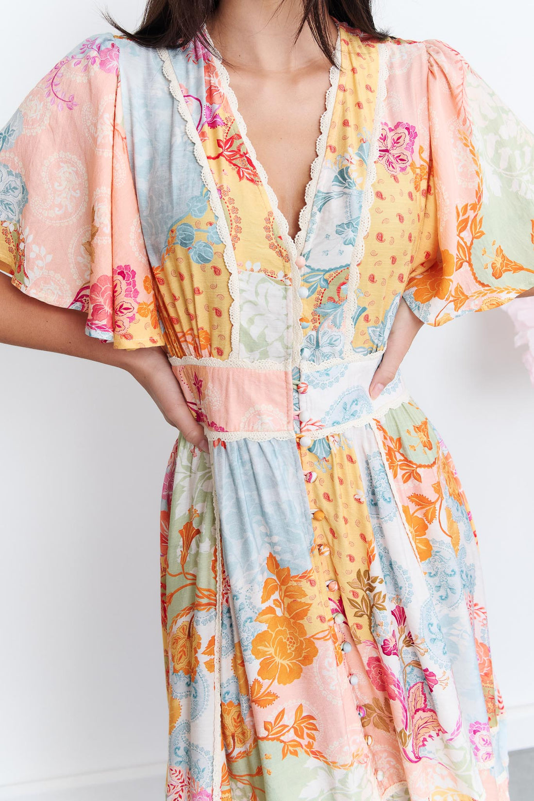 Hannah Maxi Dress - Paisley Floral