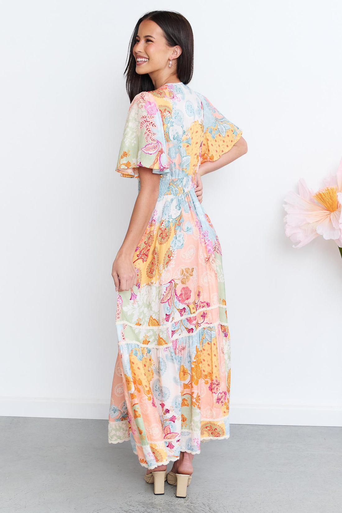 Hannah Maxi Dress - Paisley Floral