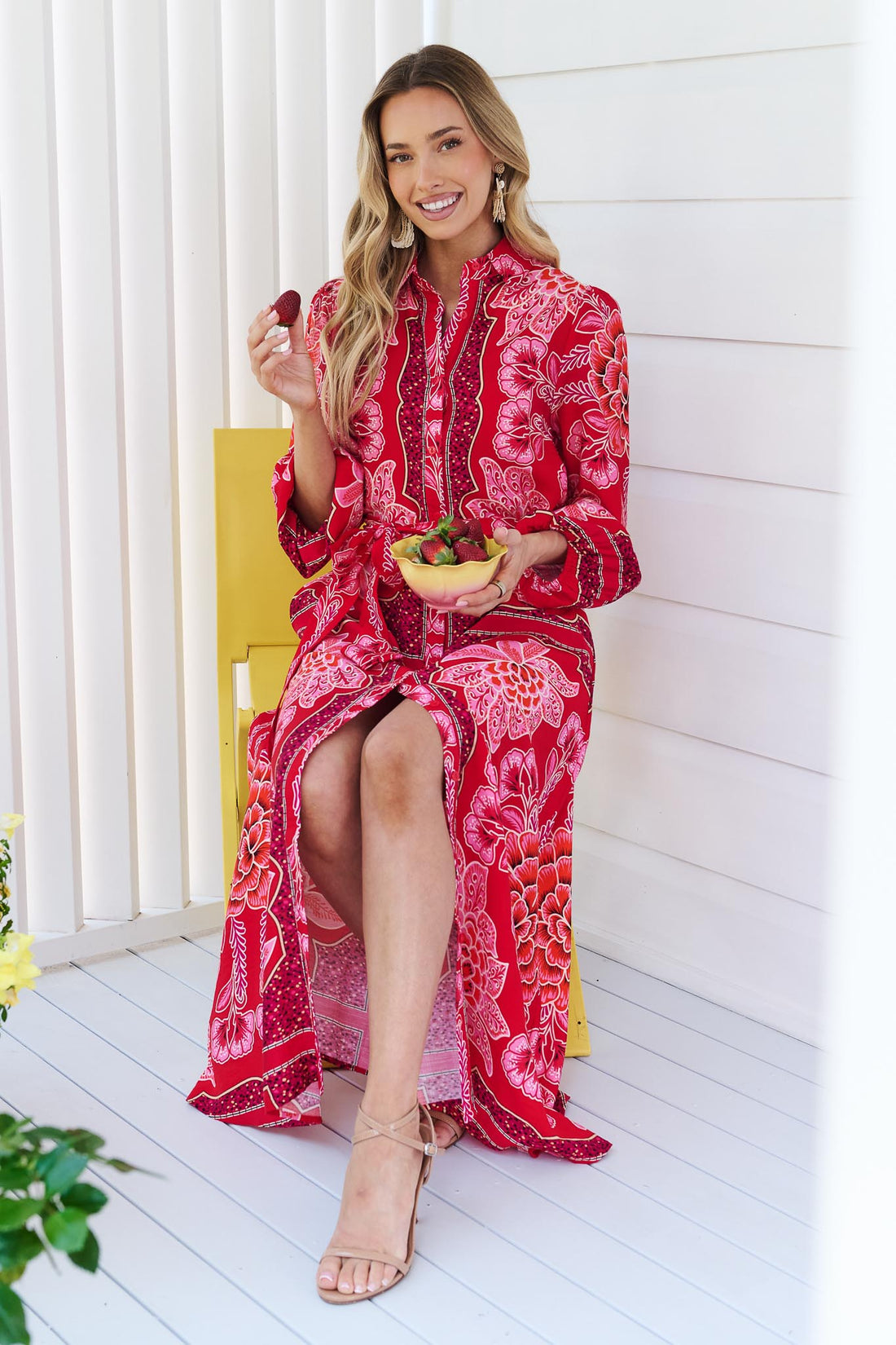 Adelaide Maxi Shirt Dress