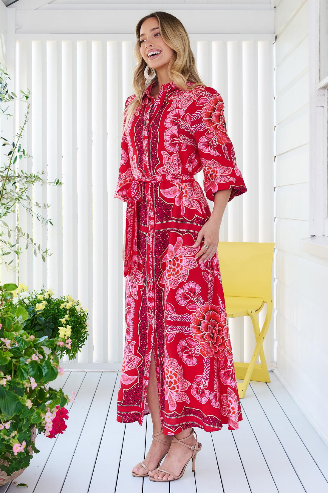 Adelaide Maxi Shirt Dress