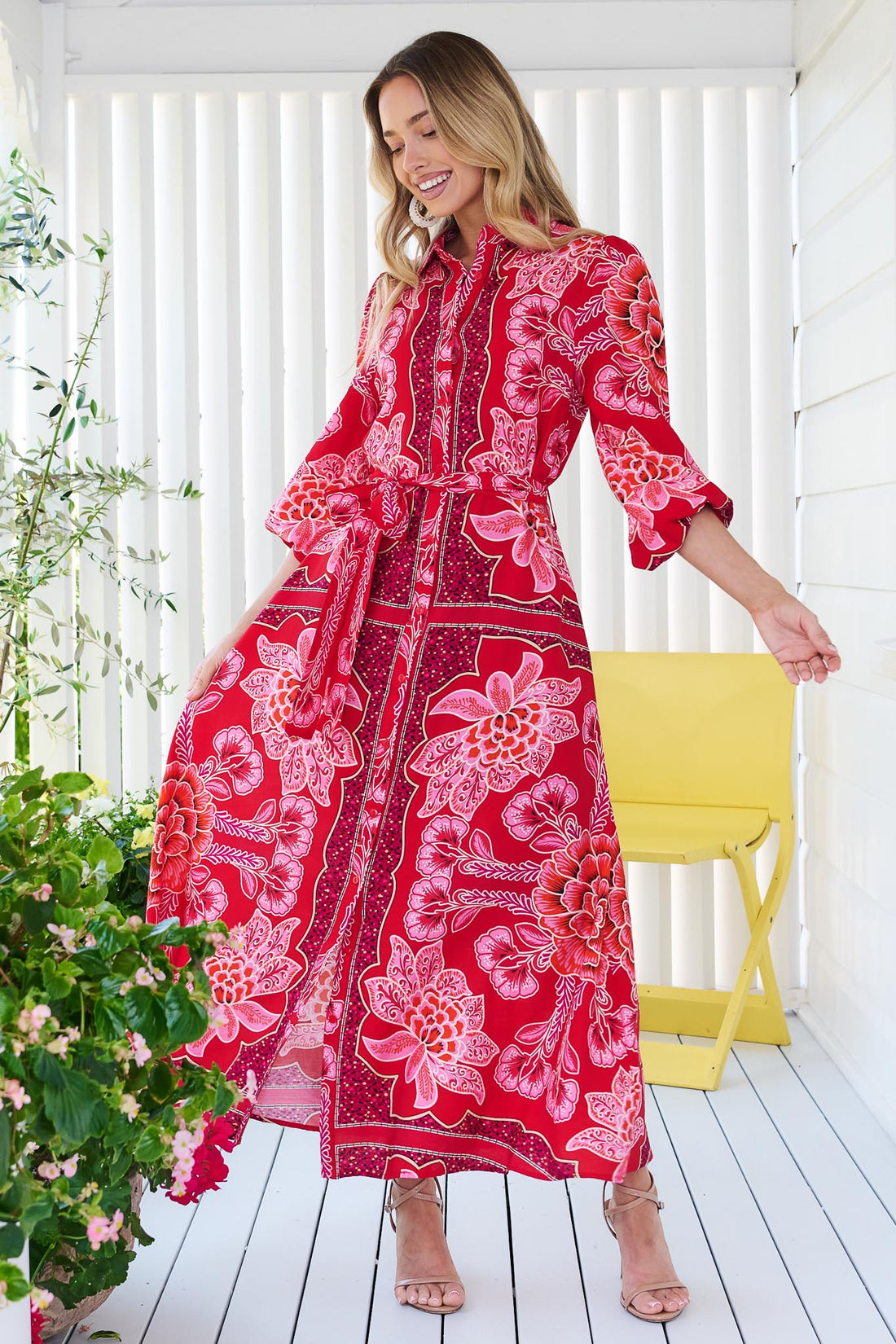 Adelaide Maxi Shirt Dress
