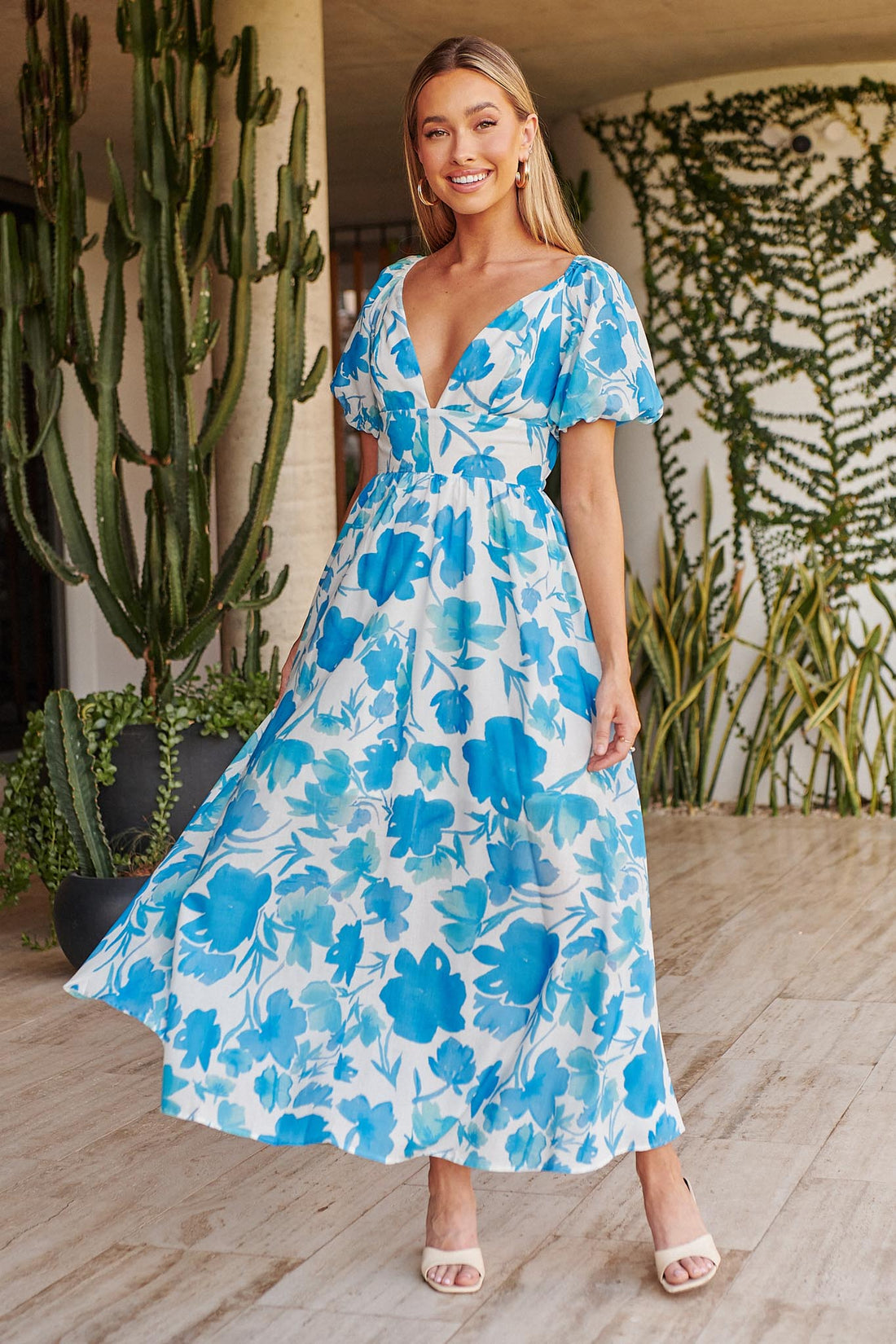 Ivy Dress - Blue - SALE