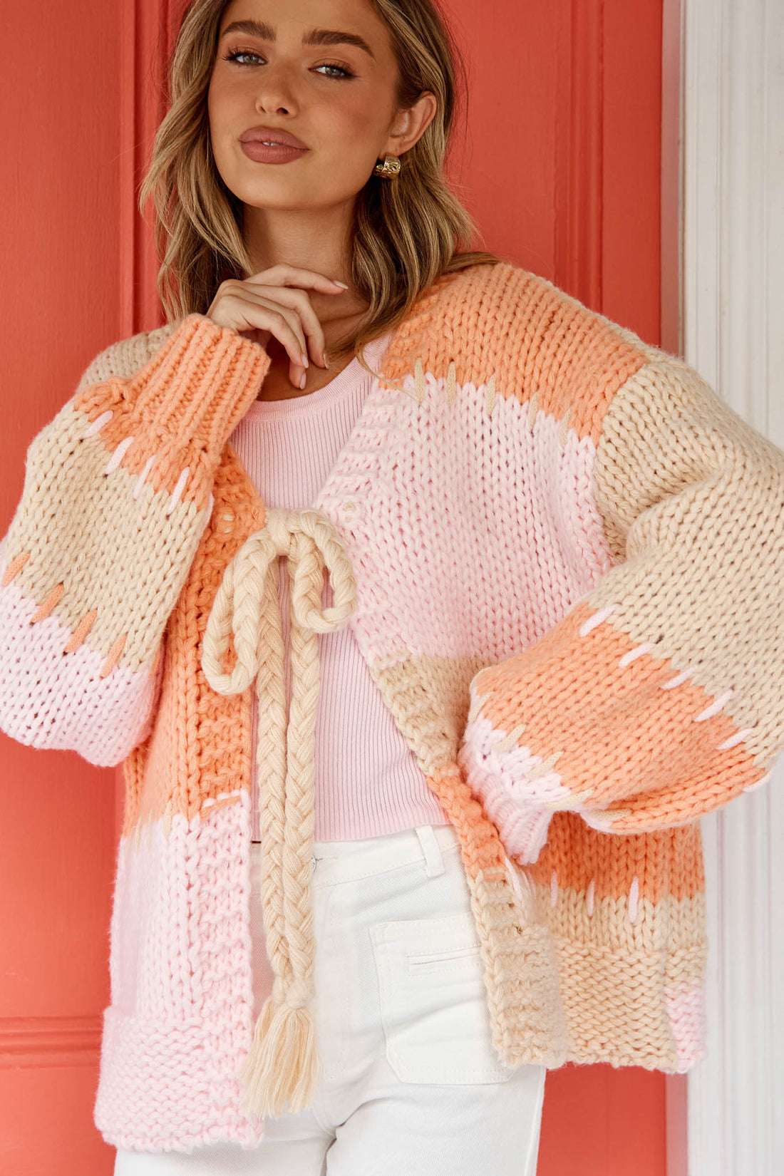 Jasper Tie Front Knit