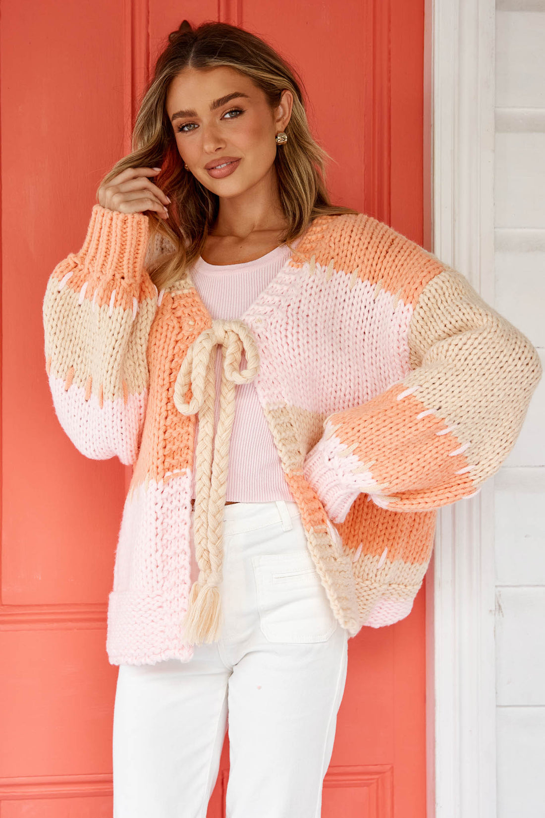 Jasper Tie Front Knit