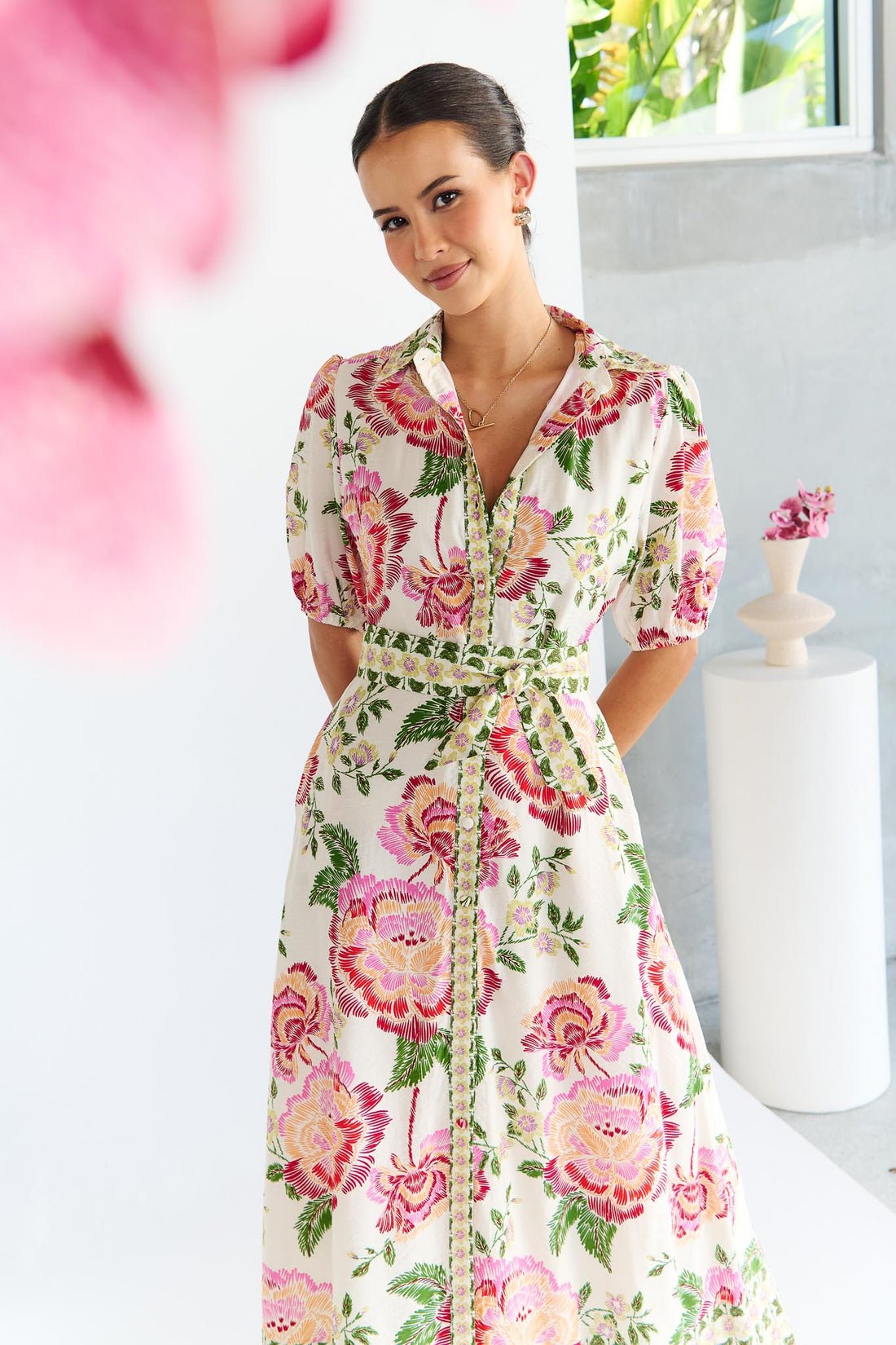 Juniper Shirt Dress - Ivory