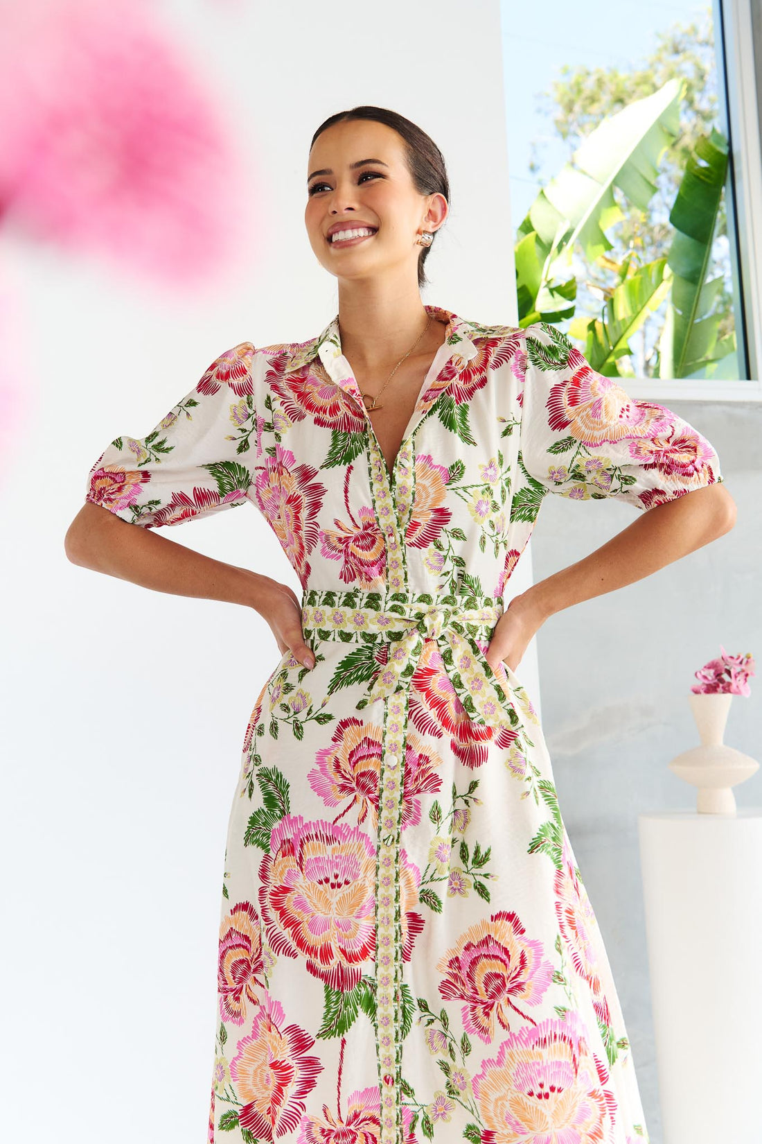 Juniper Shirt Dress - Ivory