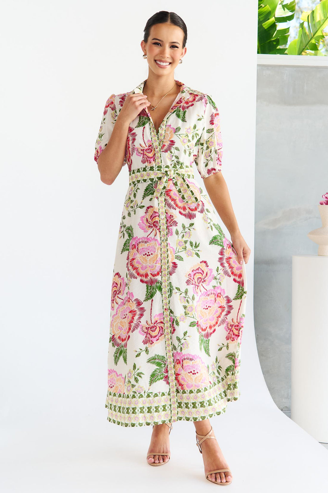 Juniper Shirt Dress - Ivory