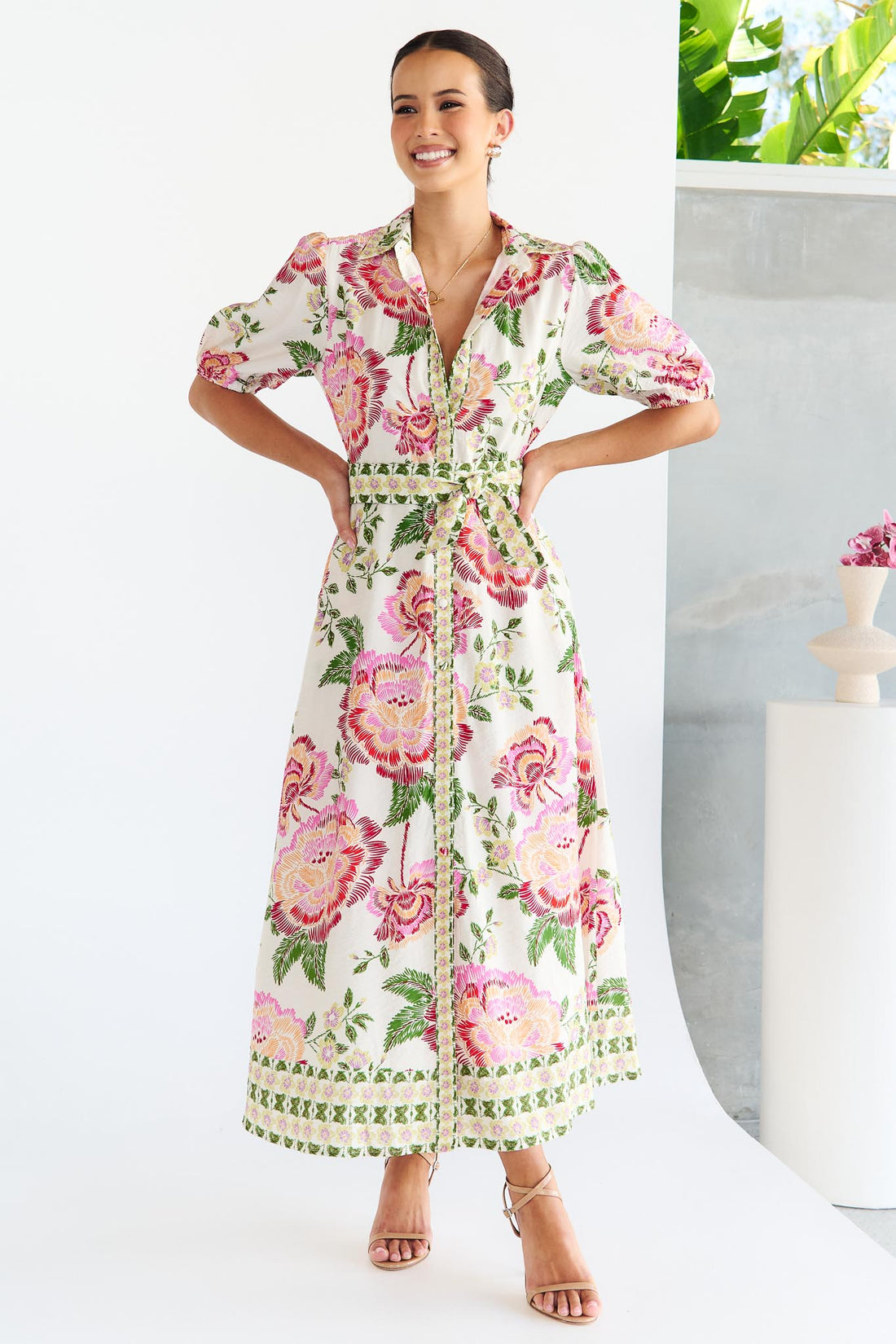 Juniper Shirt Dress - Ivory