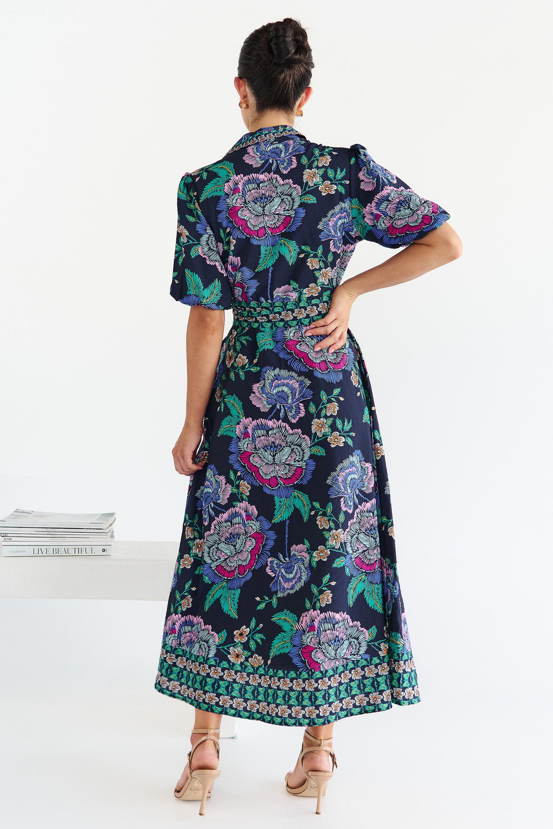 Juniper Shirt Dress - Navy