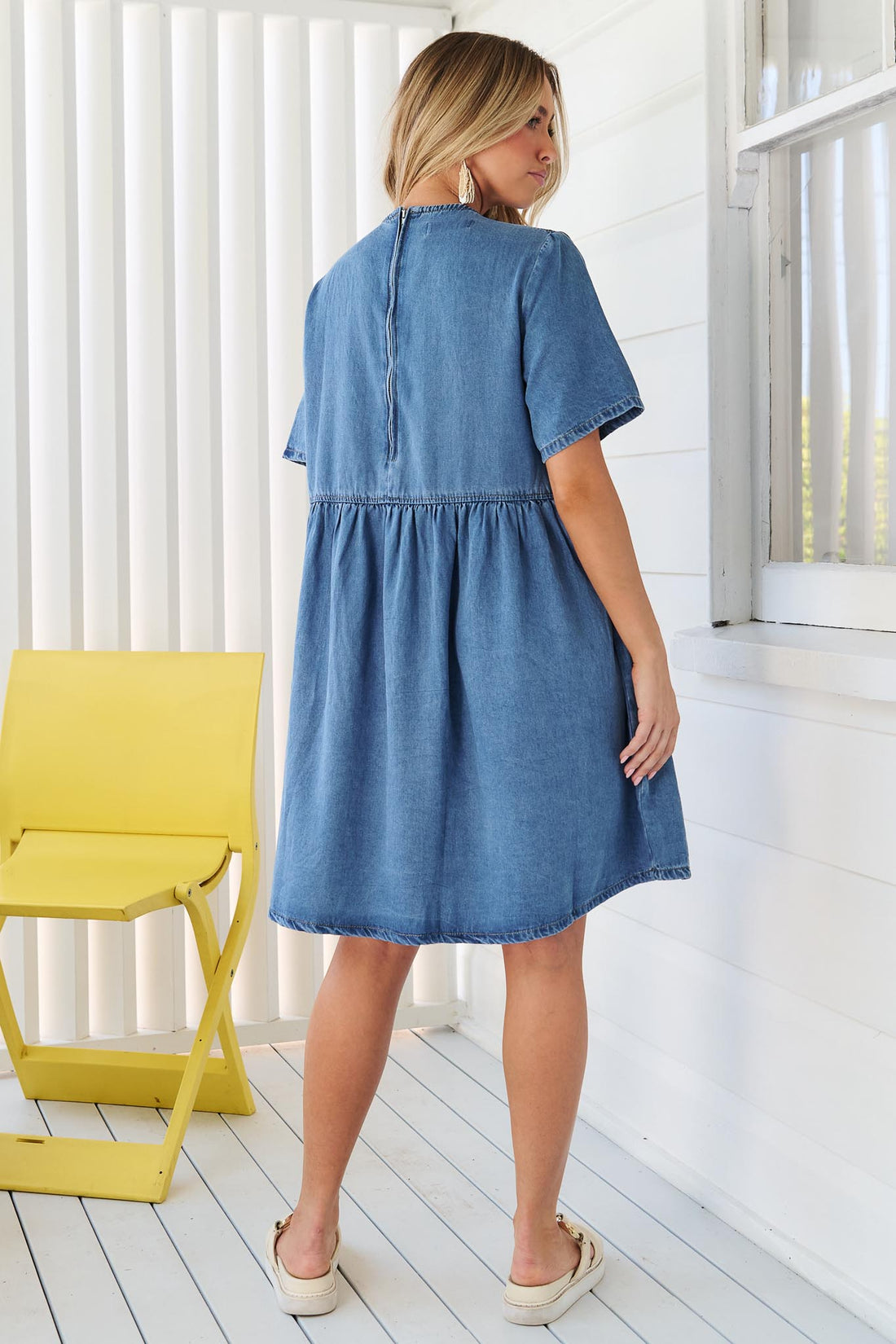 Katie Denim Dress - SALE