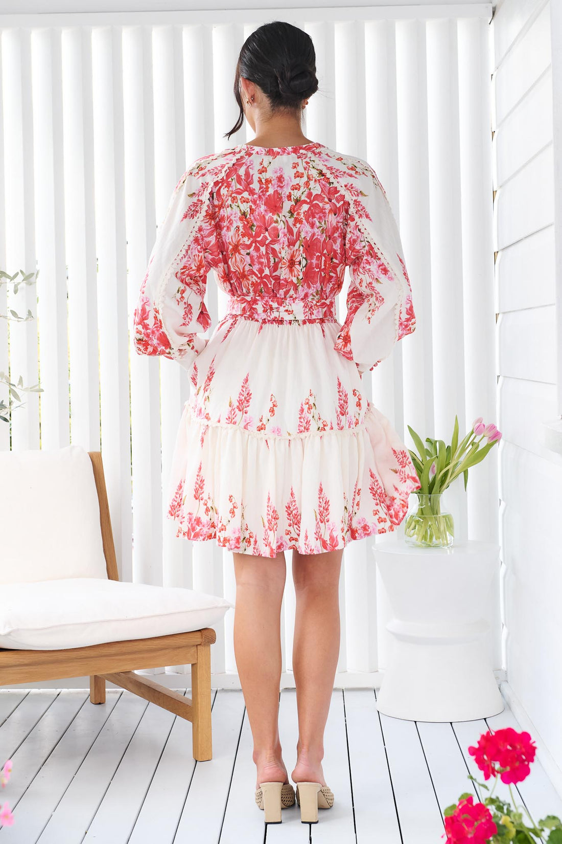 Katie Lace Trim Dress - FINAL SALE