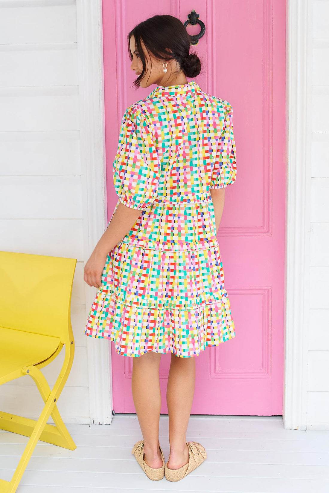 Kennedy Cotton Dress - Confetti