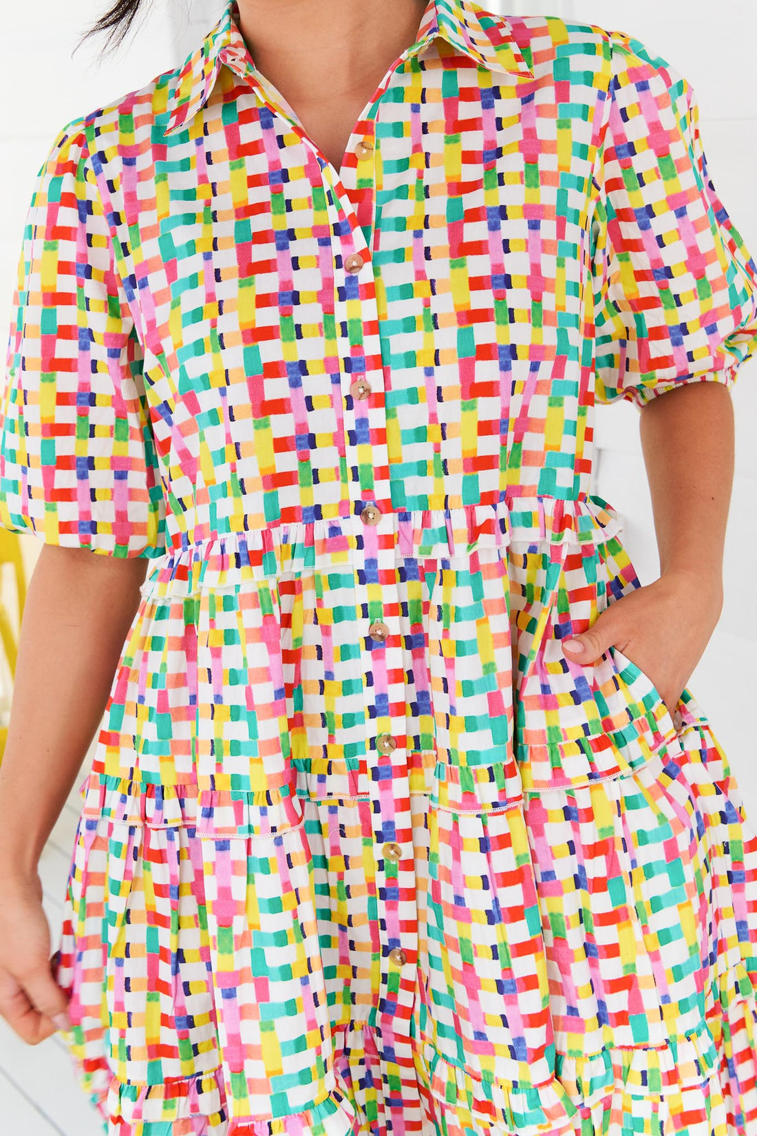 Kennedy Cotton Dress - Confetti