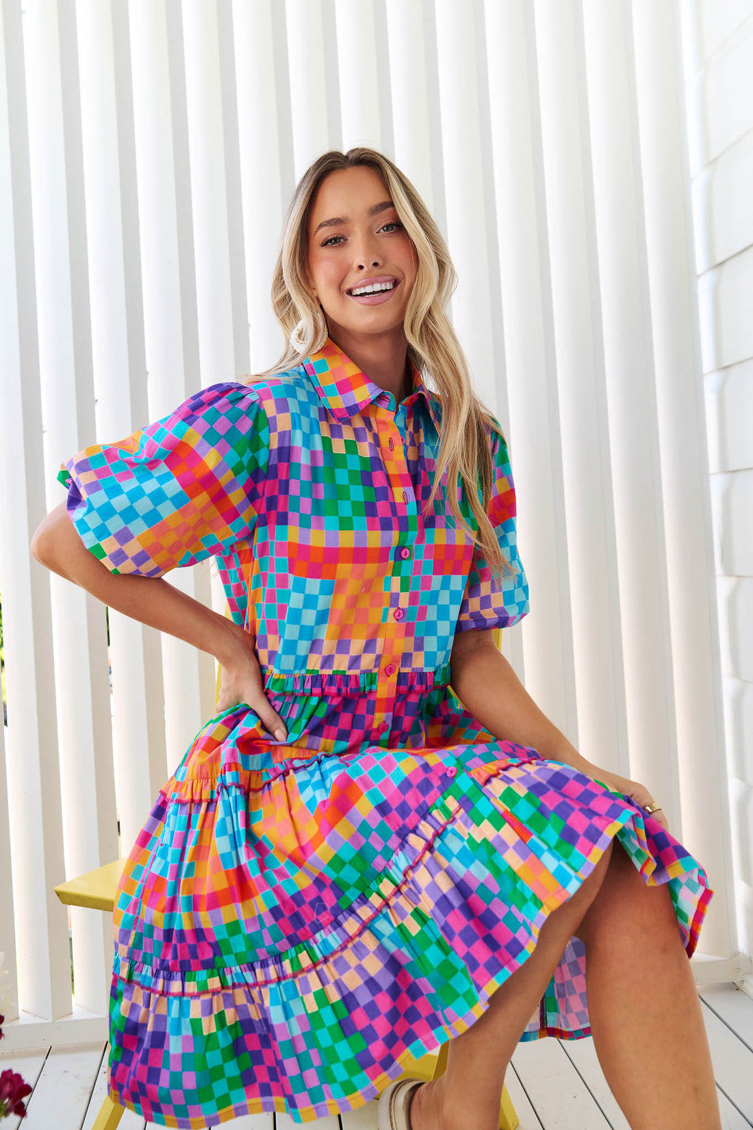 PREORDER | Kennedy Cotton Dress - Kaleidoscope