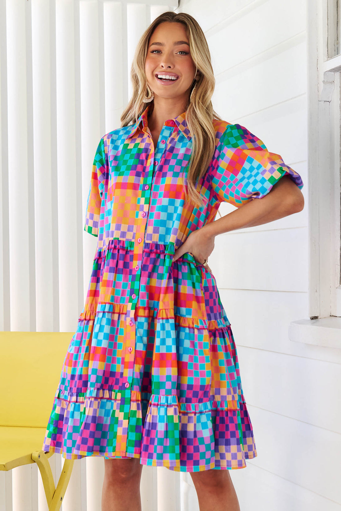 PREORDER | Kennedy Cotton Dress - Kaleidoscope