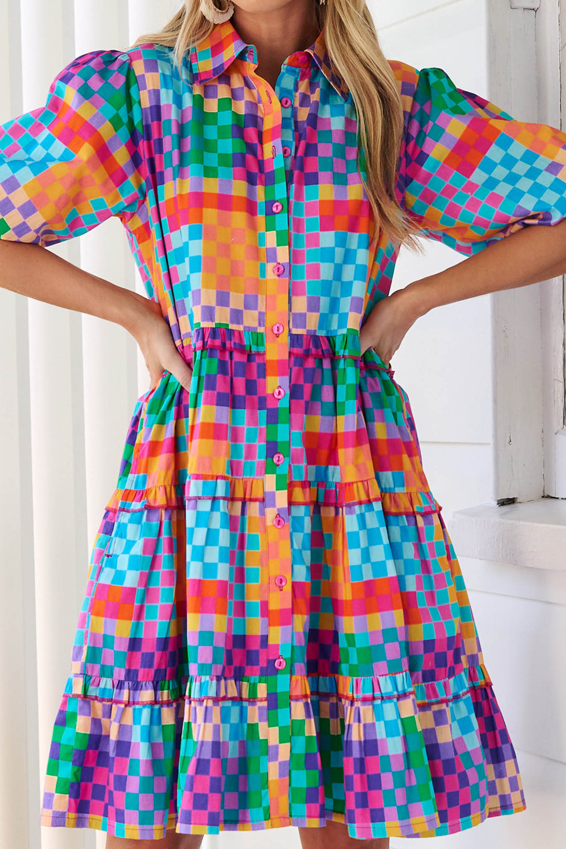 PREORDER | Kennedy Cotton Dress - Kaleidoscope