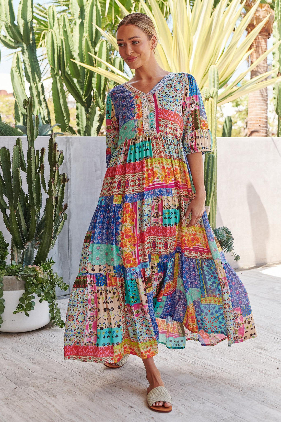 Khloe Maxi Dress - Print - SALE