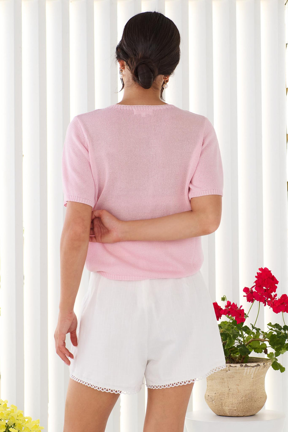 Summer Knit Top - Petal