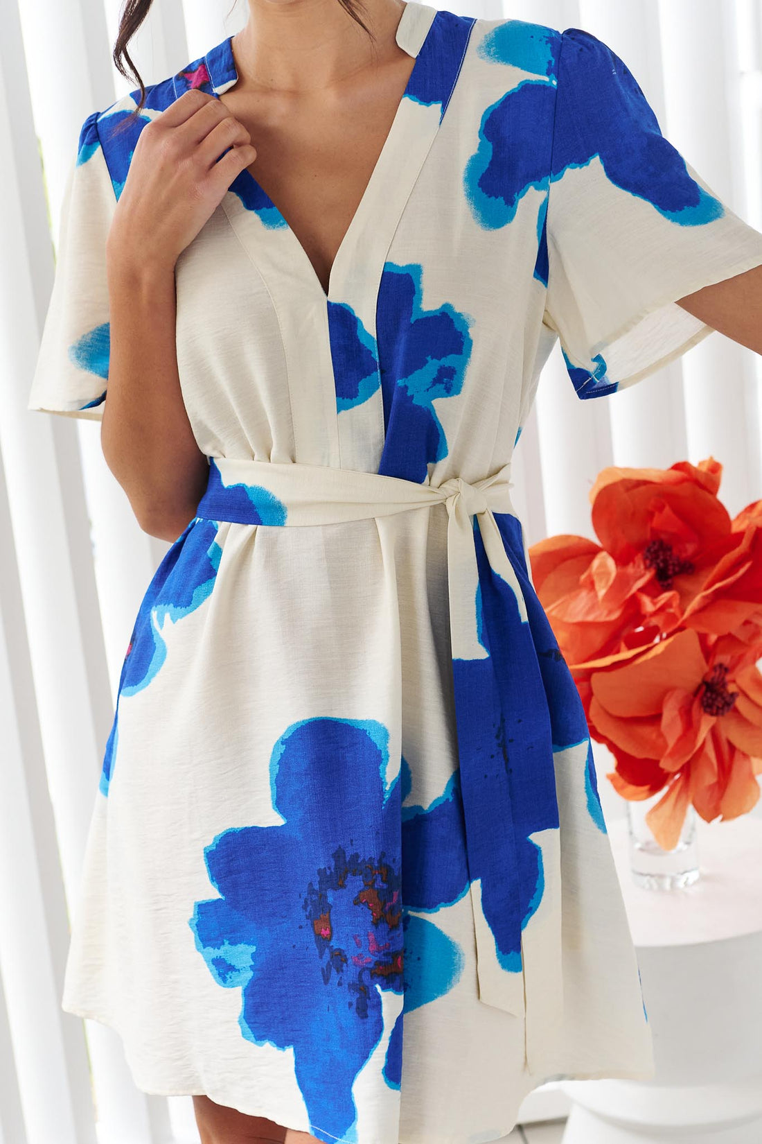 Lainey Dress - Blue