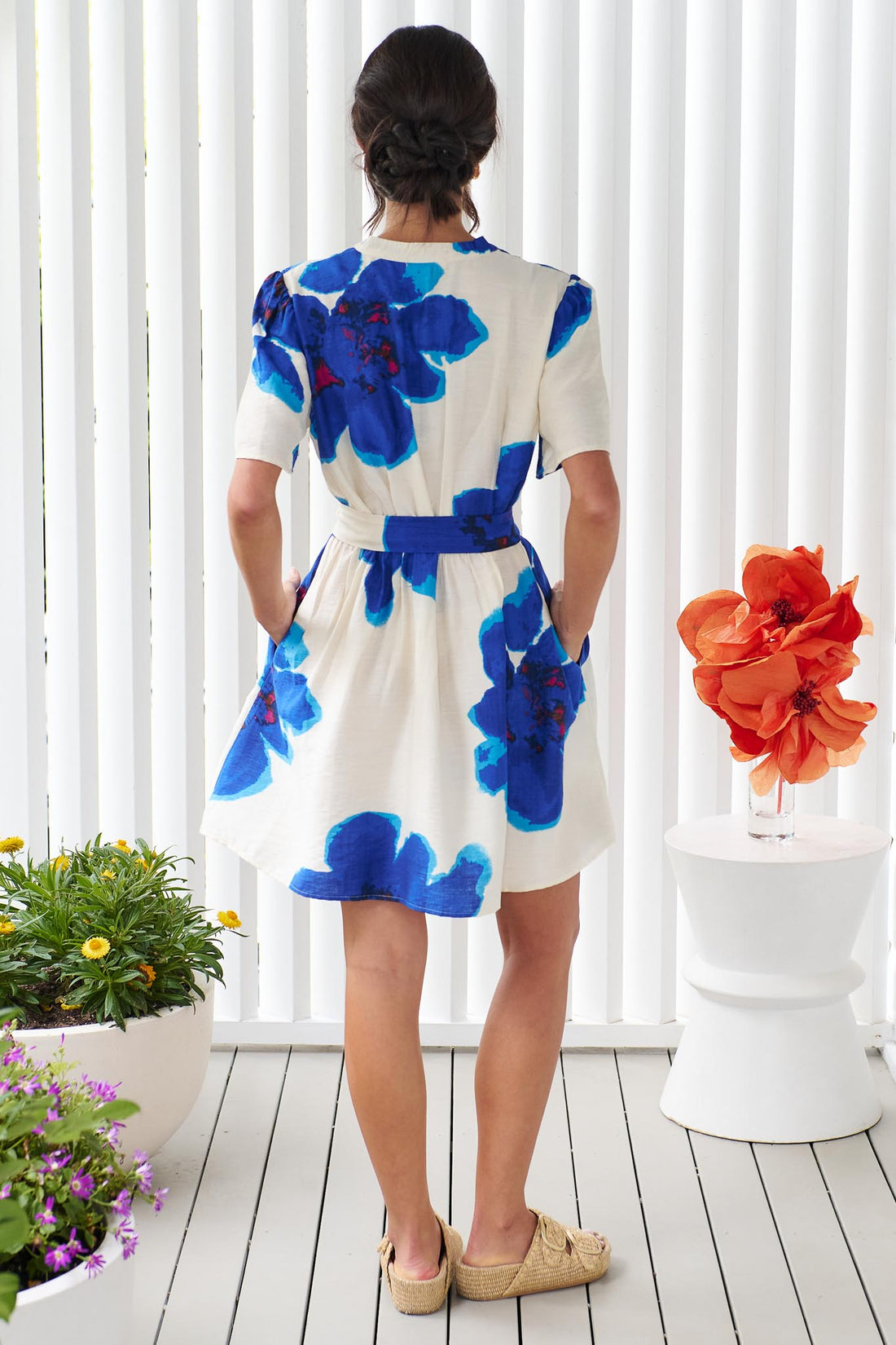 Lainey Dress - Blue
