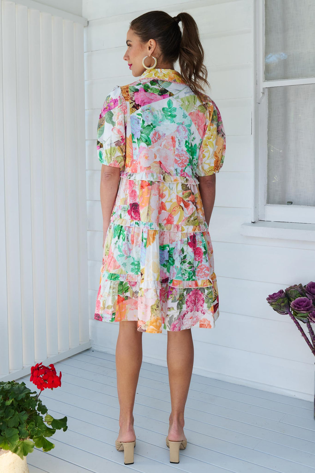 Lainey Dress - Spring Garden