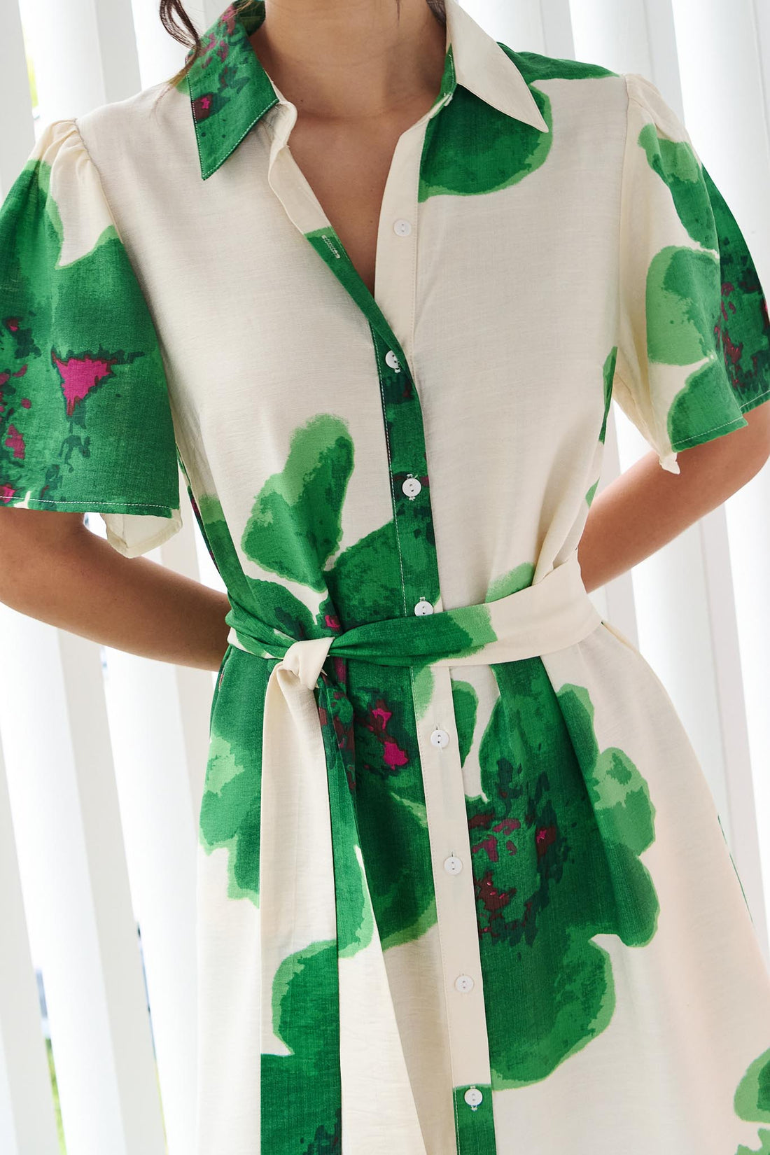 Lainey Midi Dress - Green
