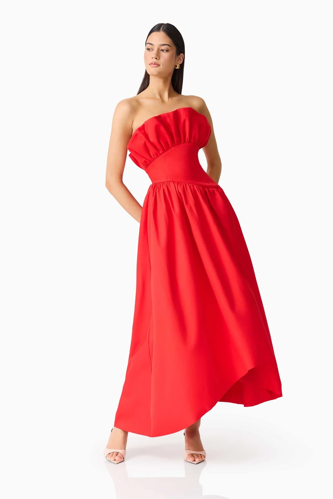 ELLIATT | Laurel Sleeveless Maxi Dress - Red
