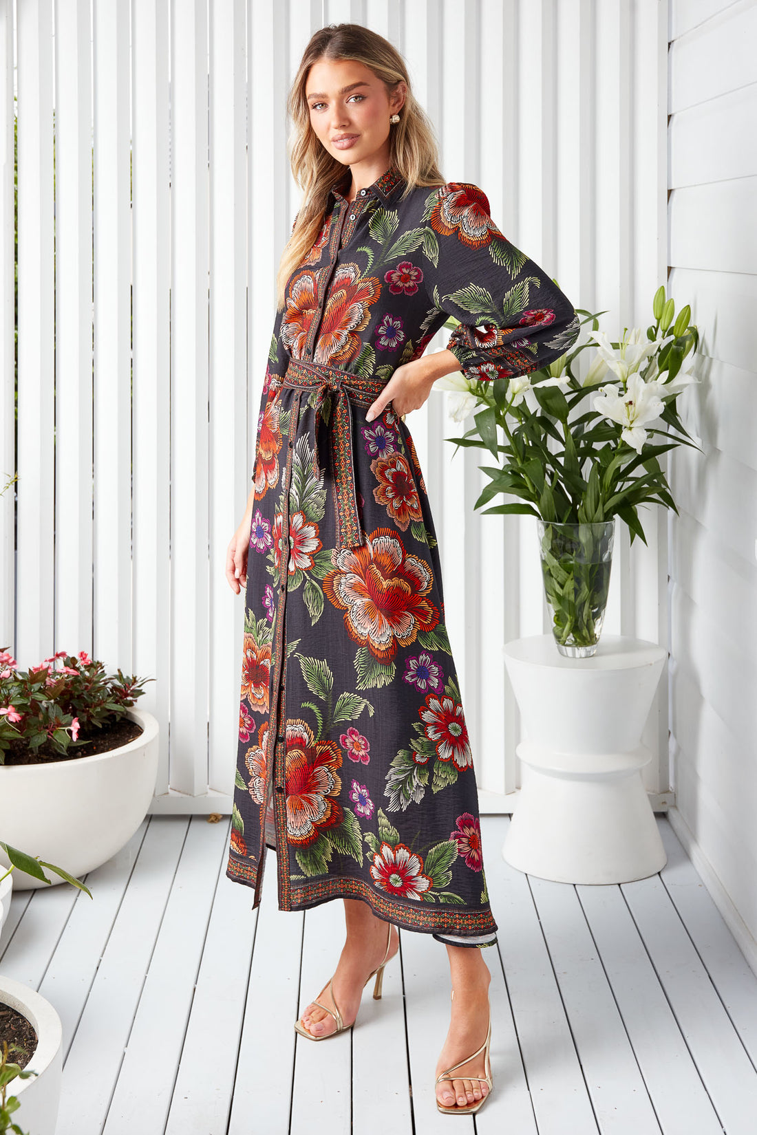 Lea Maxi Dress - Black