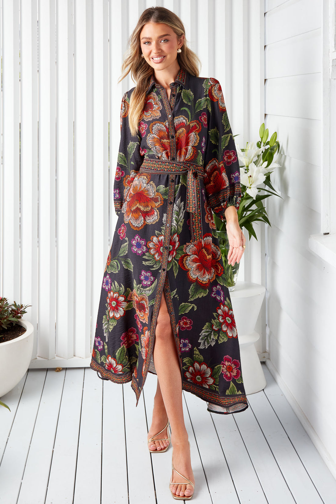 Lea Maxi Dress - Black
