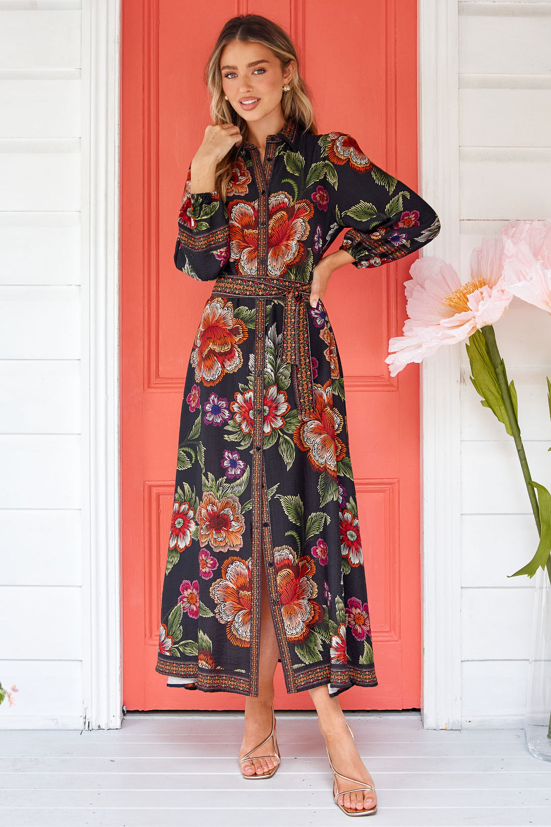 Lea Maxi Dress - Black